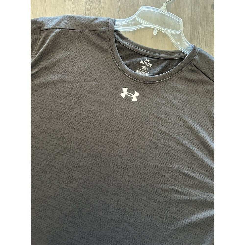 Mens Under Armour Locker Tee 2.0 Loose Long Sleeve Gray Size XL
